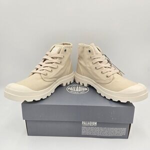 Palladium Pampa Hi Varsity Boots Sahara Mens Size 5.5 Casual‎ Canvas Womens 7